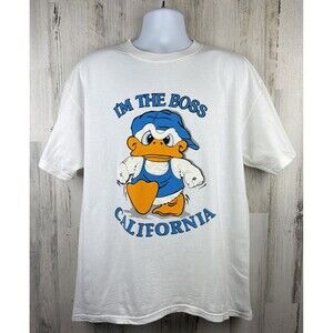 Vintage Angry Duck California Distressed T-Shirt XL (24”x30”)